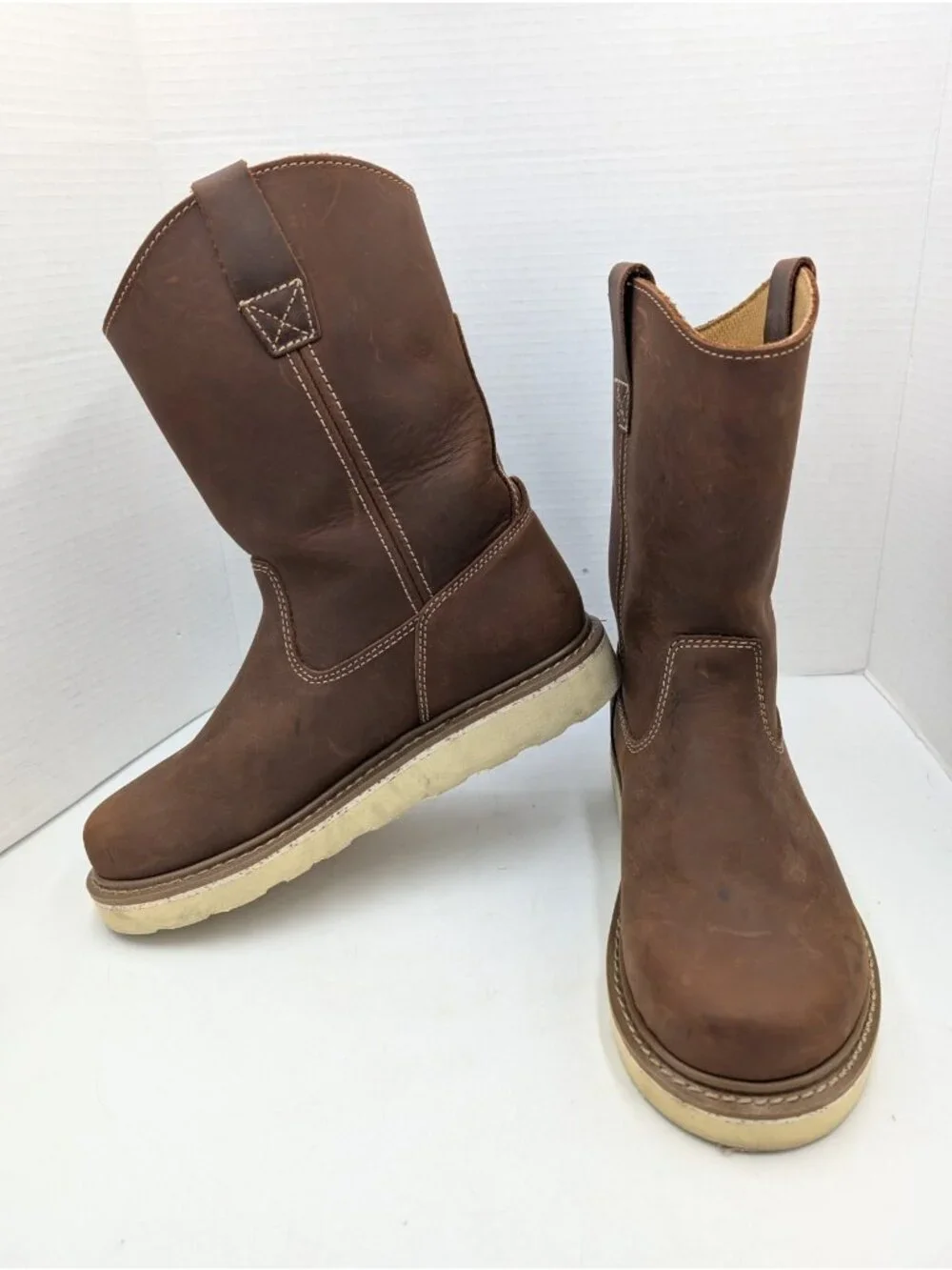 Cabela's Roughneck Wedge Wellington Work Boots Men's 10W  EU 43 W